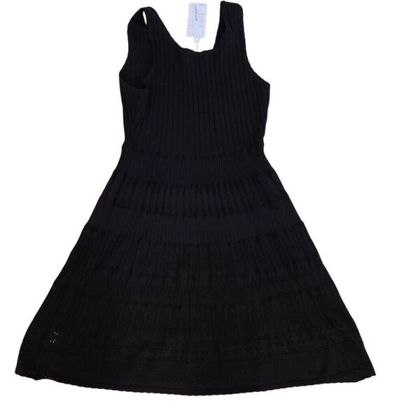 NWT Merokeety Womens Knit Sleeveless Fit And Flare Sweater Dress Black XL - Picture 1 of 13